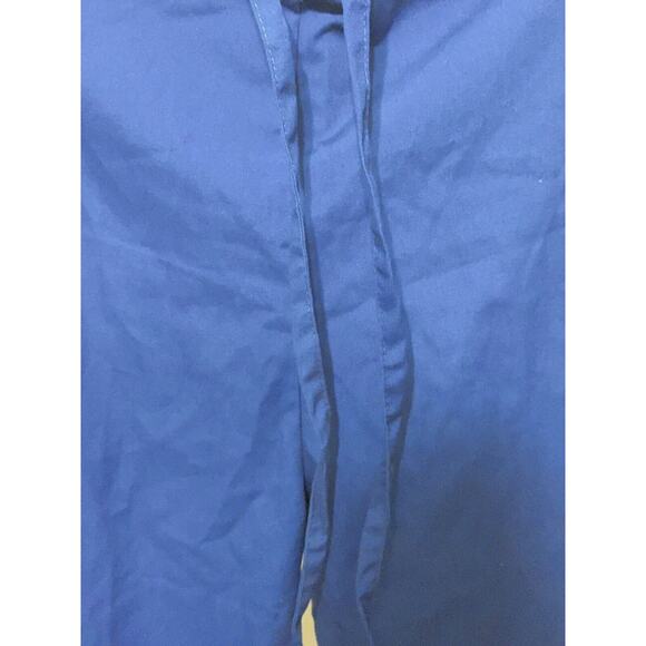 Scrubaid Women's Blue Elastic &Drawstring Four Way Stretch Scrub Pants Size XS - Picture 2 of 3